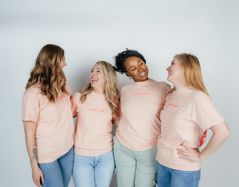 Sisterhood TShirt Peach