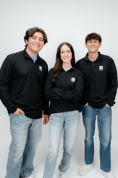 COTK College Black Qtr Zip