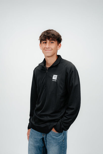 COTK College Black Qtr Zip