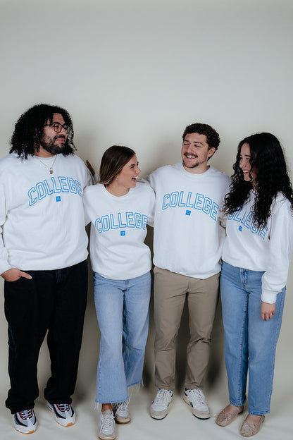 COTK College Crew White