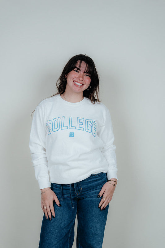 COTK College Crew White