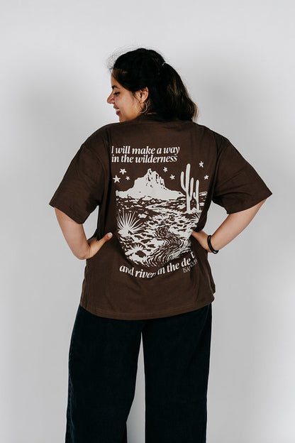 Sisterhood Tshirt Chocolate