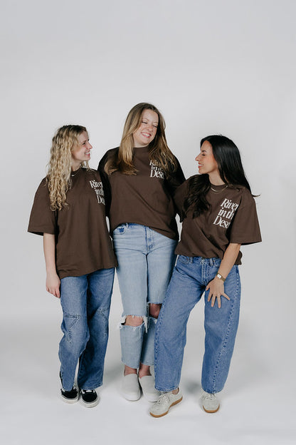 Sisterhood Tshirt Chocolate