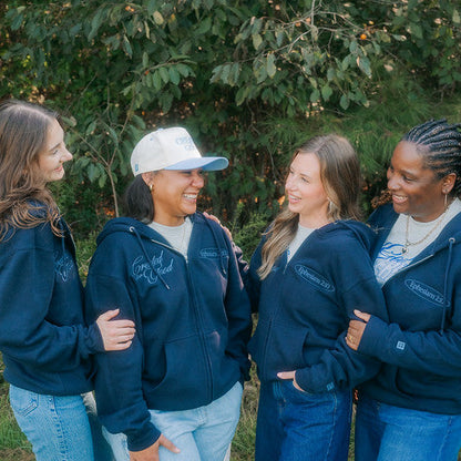 NEW Sisterhood Hoodie Navy