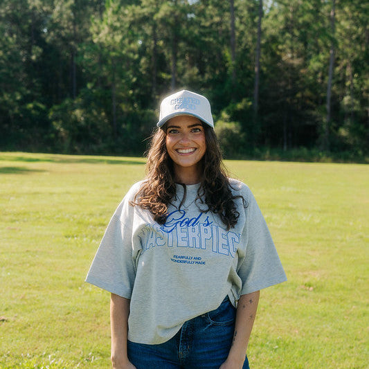 NEW Sisterhood Grey Cropped Tee