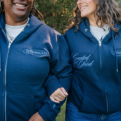NEW Sisterhood Hoodie Navy